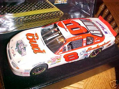 DALE EARNHARDT JR 1/24 SCALE 2001 MLB RACED ELITE MAJOR LEAGUE