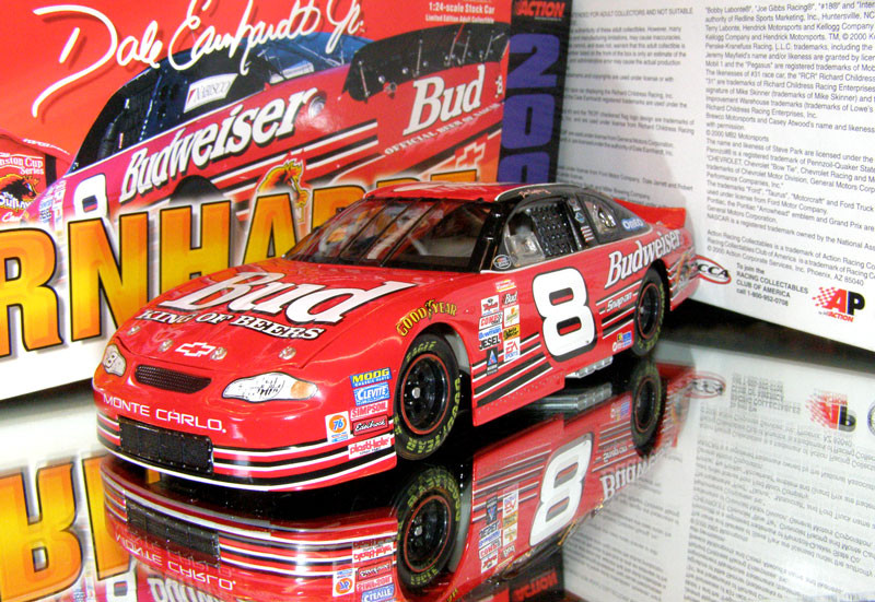 DALE EARNHARDT JR 2000 ORIGINAL ROOKIE BUDWEISER 1/24 ACTION