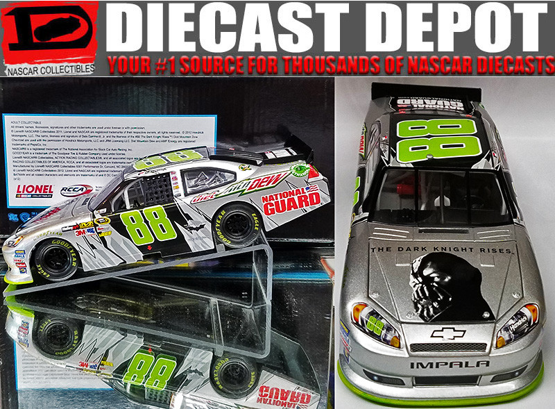 DALE EARNHARDT JR 2012 THE DARK KNIGHT RISES BAYNE 1/24 ACTION GS