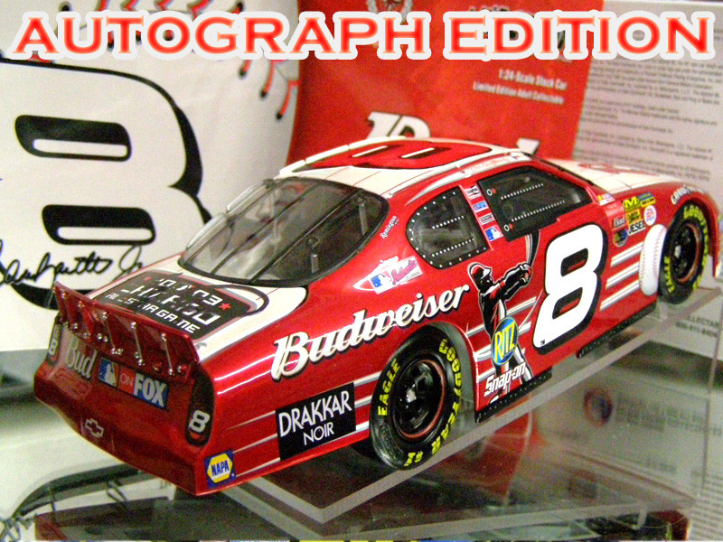 Dale Earnhardt Jr. Signed LE #8 Tribute Concert Elite 1:24 Diecast Car (JR Motorsports