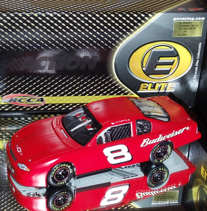 DALE EARNHARDT JR 2002 BUD TEST ELITE 1/24 SCALE RCCA ELITE