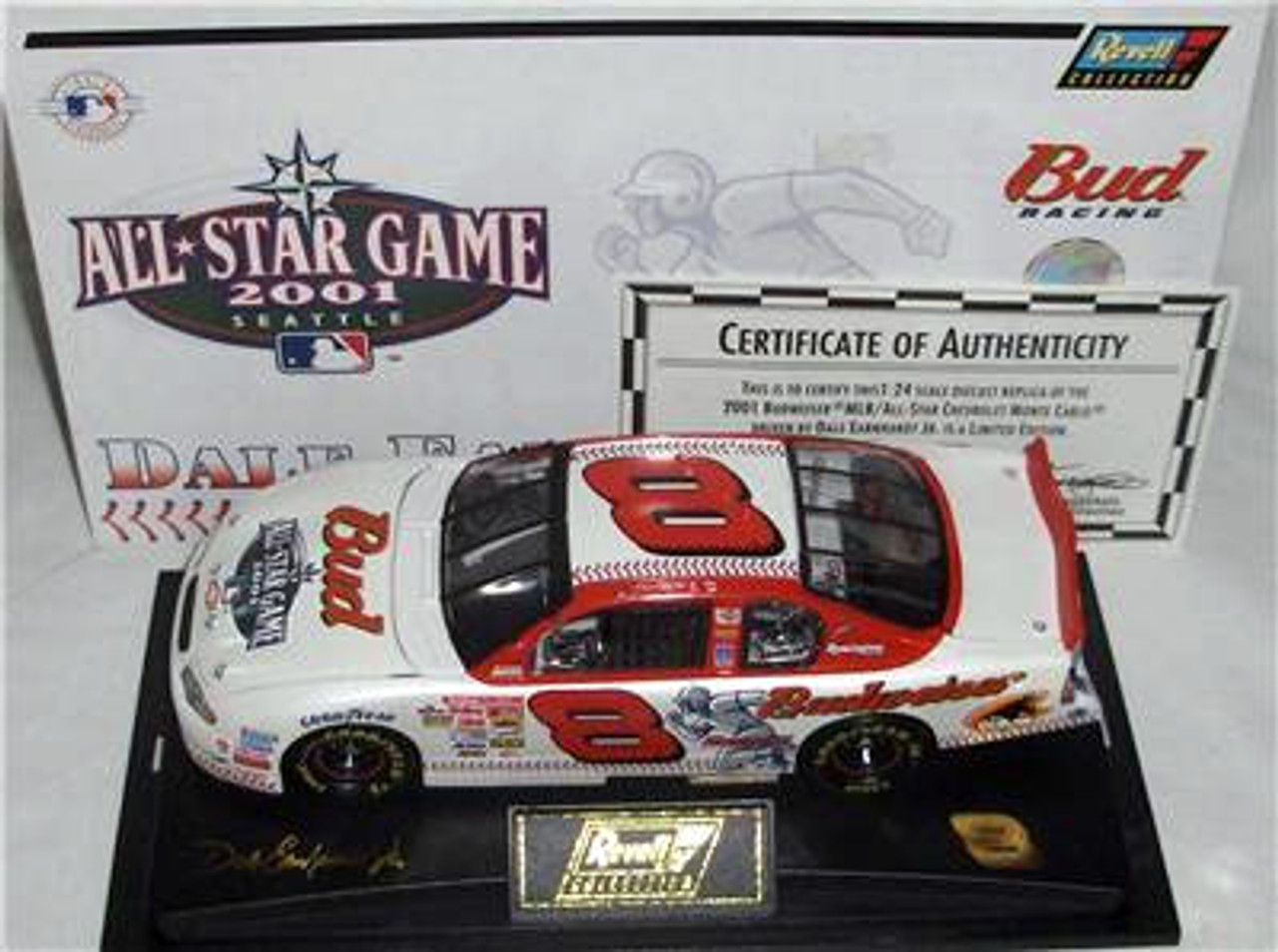 NASCAR Dale Earnhardt Jr. 1/24スケール DALE EARNHARDT JR 2001 1ST TALLADEGA WIN NO BULL RACED 9/11