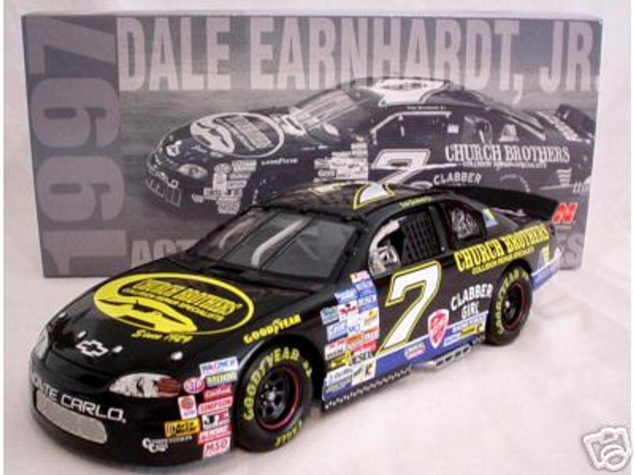 DALE EARNHARDT JR 1997 CHURCH BROS. PLATINUM BANK ACTION NASCAR