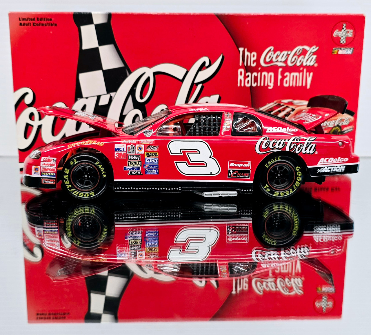 DALE EARNHARDT SR 1998 COCA-COLA #3 COKE MONTE CARLO 1/24 ACTION