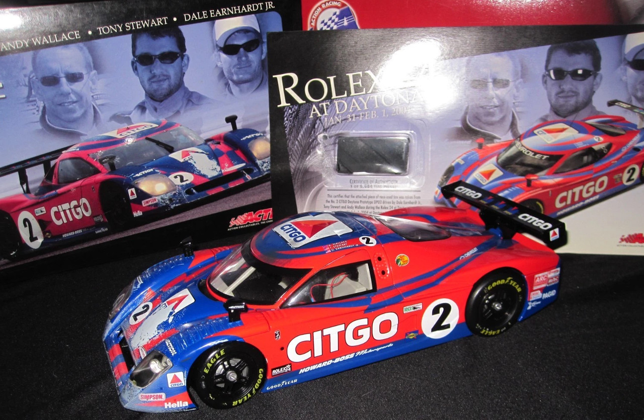 2004 DALE EARNHARDT JR, TONY STEWART, ANDY WALLACE ROLEX 24