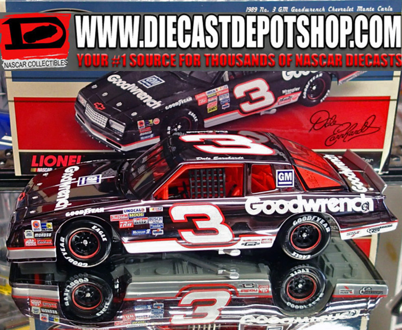 NASCAR  #19 DALE EARNHARDT  超希少 DALE EARNHARDT SR 1989 GOODWRENCH MONTE CARLO AEROCOUPE GUN