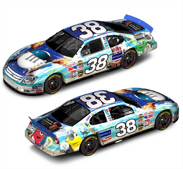 Race Track Pirates Of The Caribbean Hot Wheels Elliott Sadler 1/24