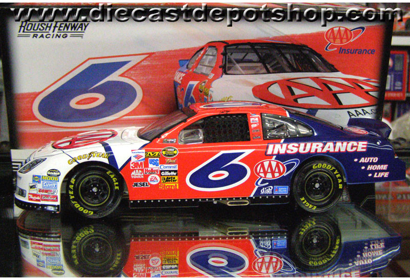 DAVID RAGAN 2007 AAA INSURANCE 1/24 MOTORSPORTS AUTHENTICS