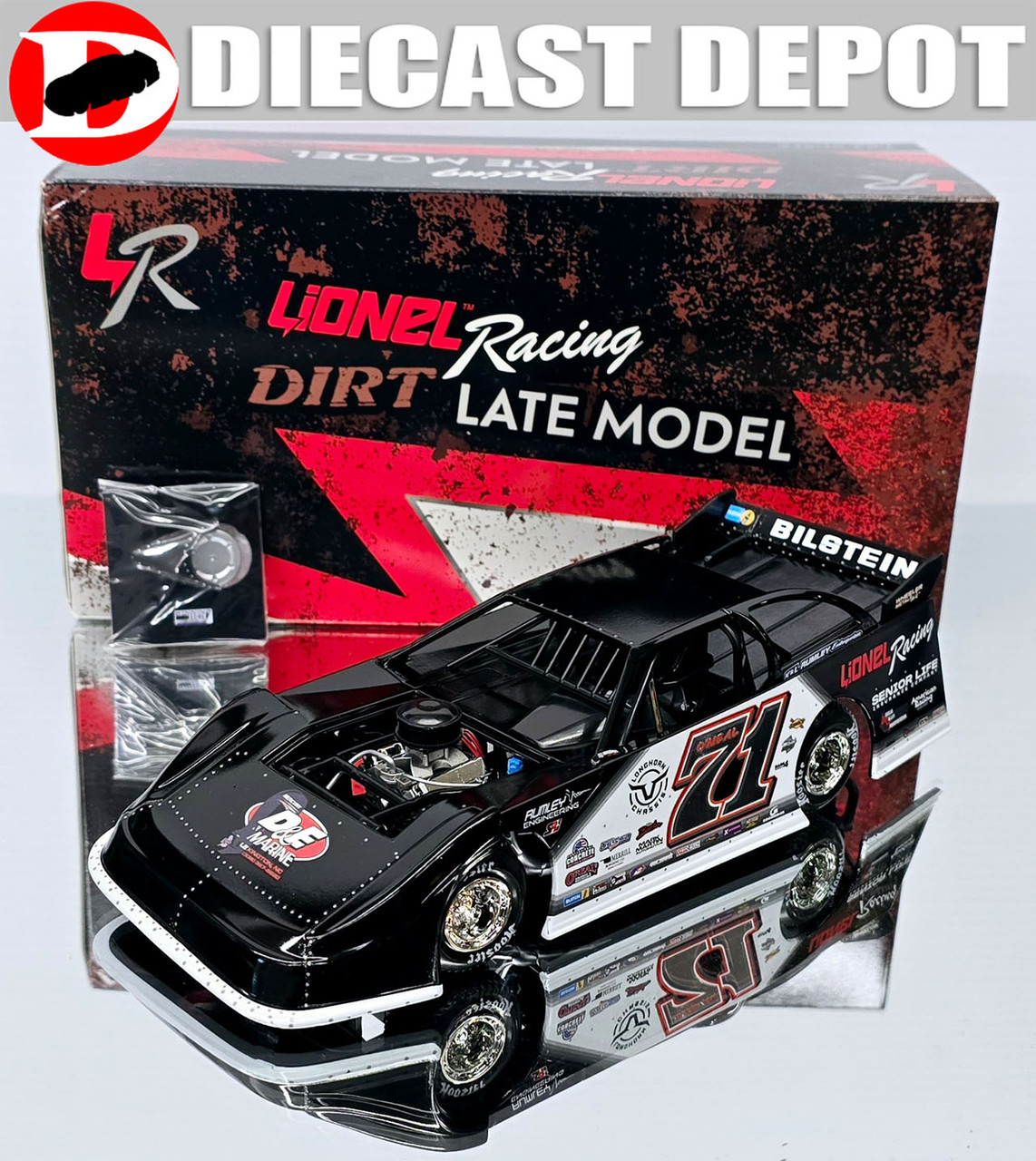 HUDSON O'NEAL 2024 LIONEL RACING DIRT LATE MODEL 1/24 ARC DIECAST