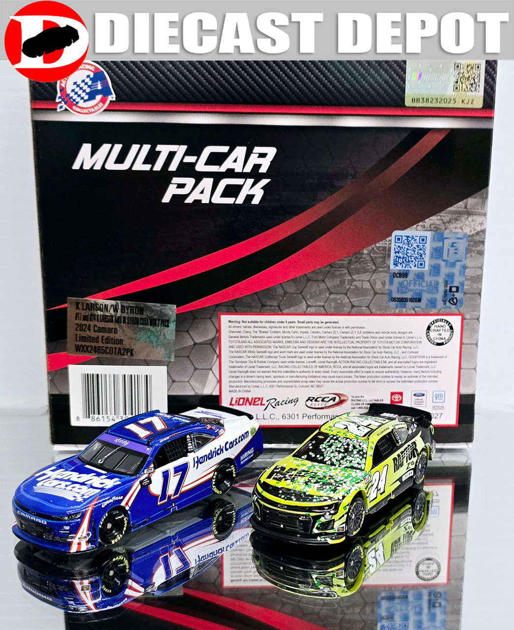 HENDRICK MOTORSPORTS COTA DOUBLE TWIN-PACK WILLIAM BYRON & KYLE