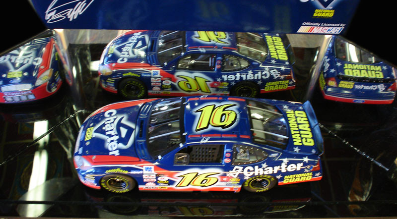 GREG BIFFLE 2005 NATIONAL GUARD CHARTER WIN 1/24 TEAM CALIBER