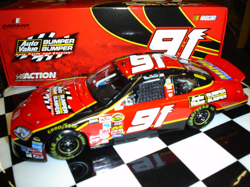 Bill Elliott パブミラー BILL ELLIOTT #91 AAPA/BUMPER TO BUMPER 1/24 ACTION