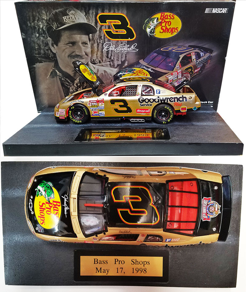 DALE EARNHARDT SR 1998 BASS PRO SHOPS ORIGINAL 1/24 SCALE