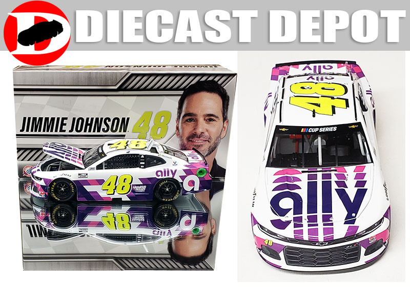 JIMMIE JOHNSON 2020 ALLY WHITE #48 CAMARO 1/24 ACTION COLLECTOR SERIES