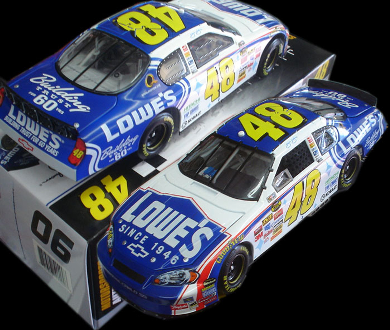 JIMMIE JOHNSON 2006 LOWES 60TH ANNIVERSARY 1/24 MOTORSPORTS