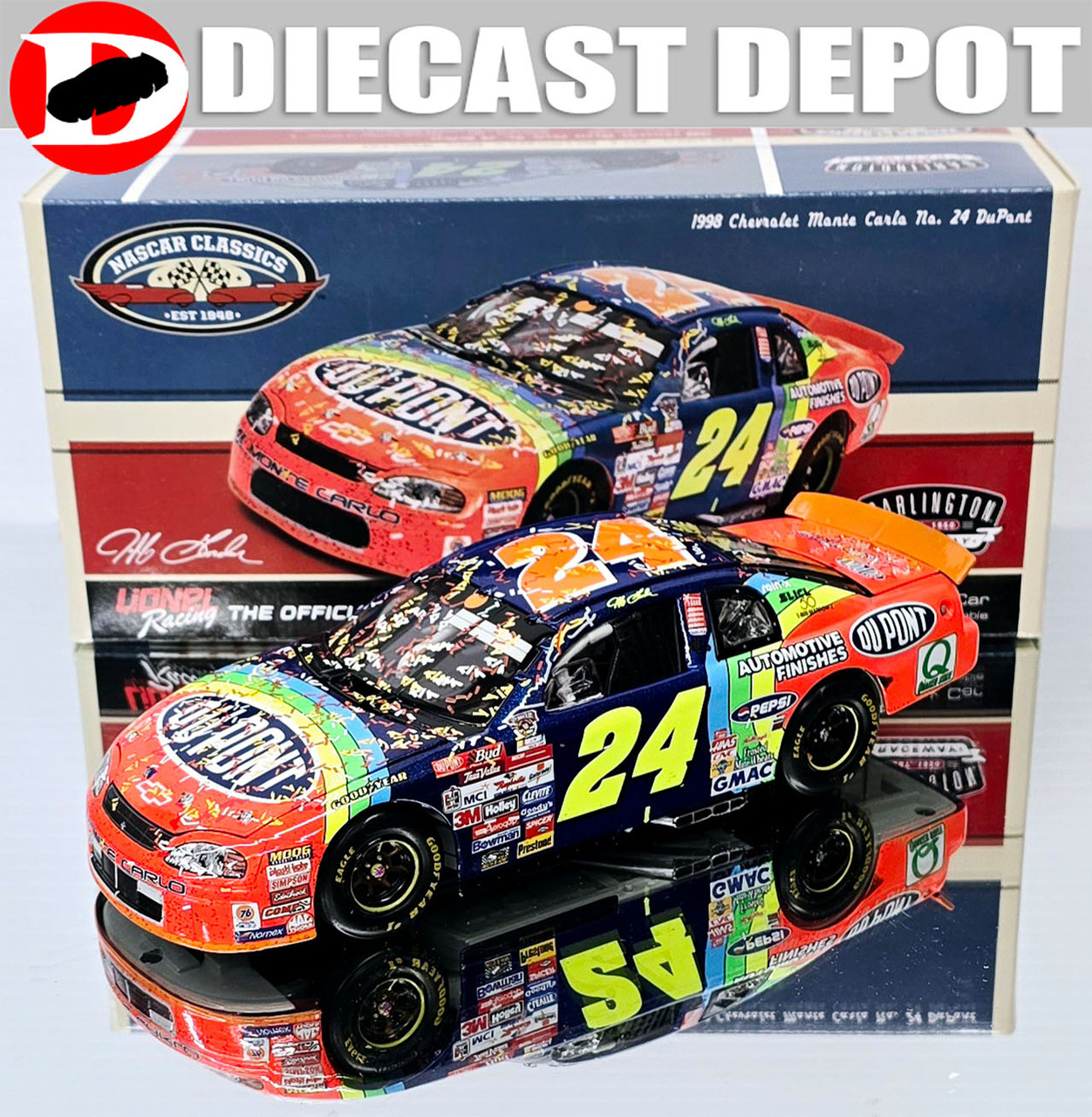 JEFF GORDON 1998 DARLINGTON WIN RACED VERSION DUPONT