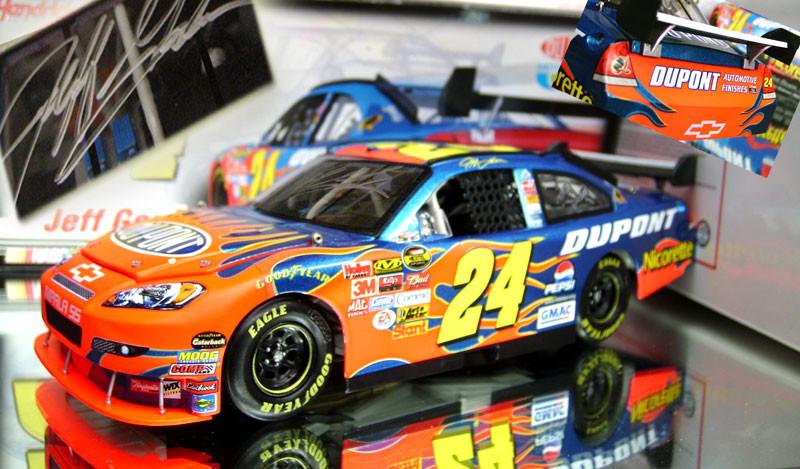JEFF GORDON 2007 CAR OF TOMORROW AUTOGRAPHED 1/24 MOTORSPORTS