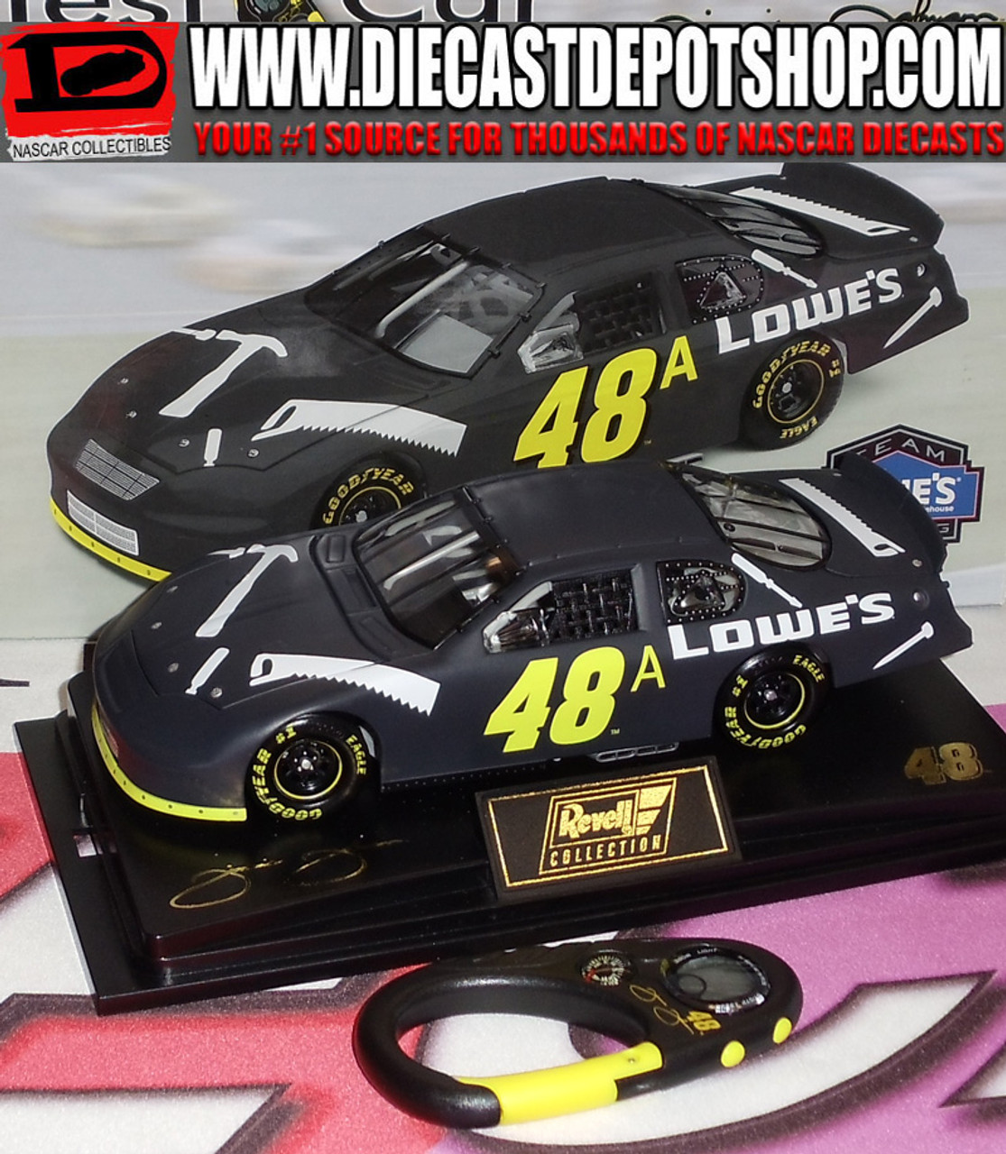 絶版 Revell 1/24 Lowe’s モンテカルロ ジミー・ジョンソン Jimmie Johnson #48 Lowes 2003 Monte Carlo Revell 1:24 Model