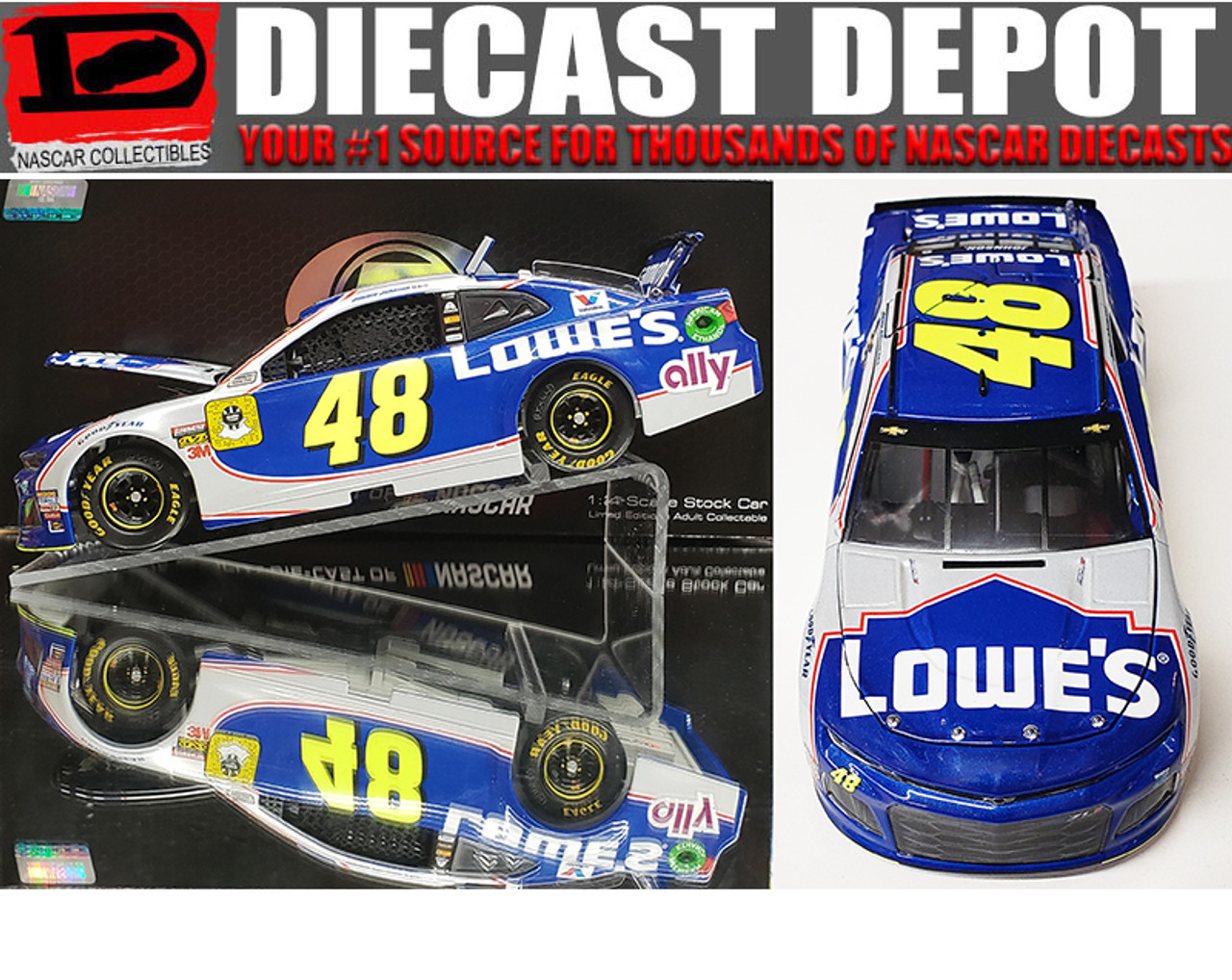 JIMMIE JOHNSON 2018 LOWES FINALE (LAST LOWES RIDE) 1/24