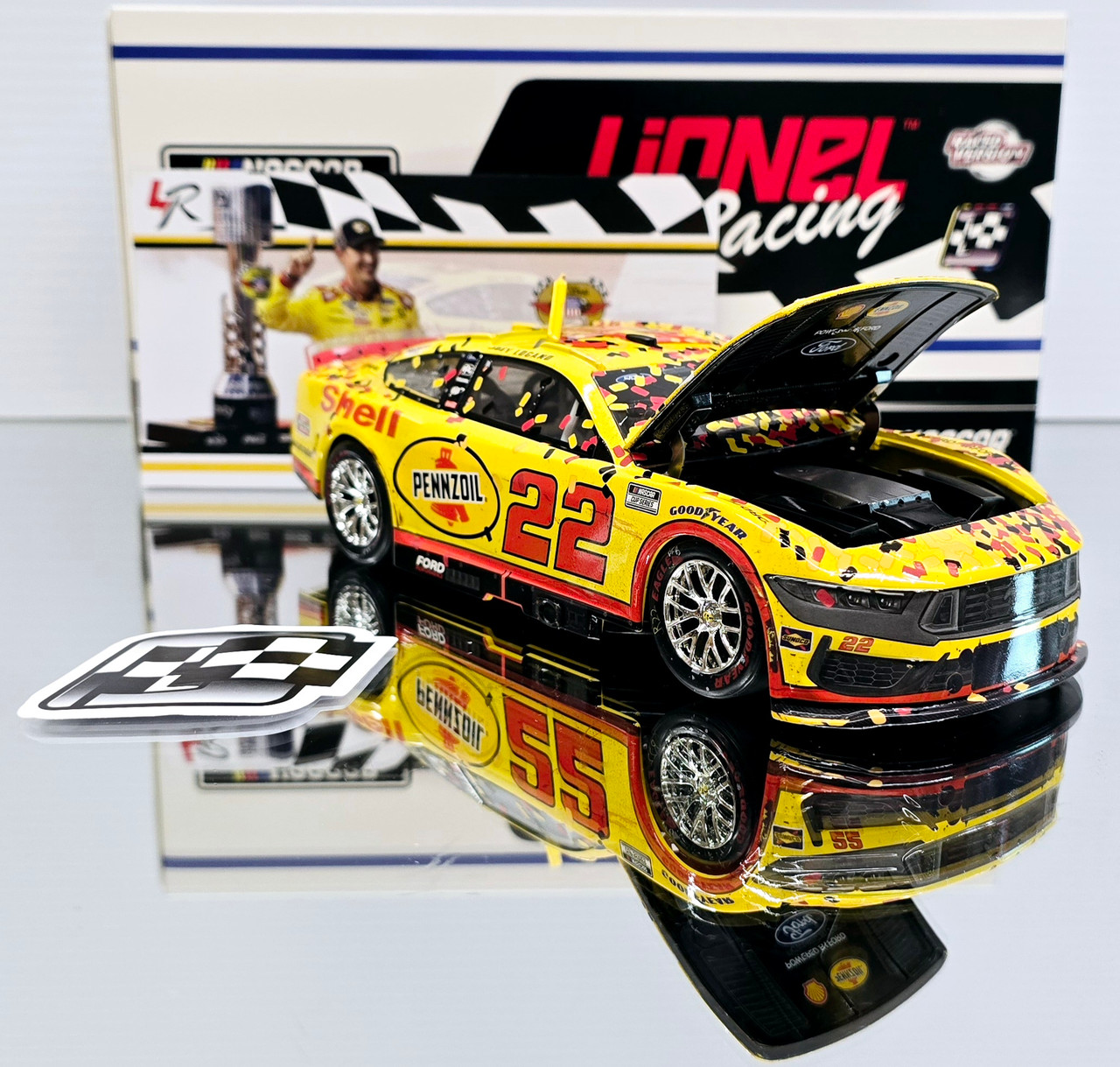JOEY LOGANO 2024 ALLSTAR RACE NORTH WILKESBORO WIN SHELL RACED 