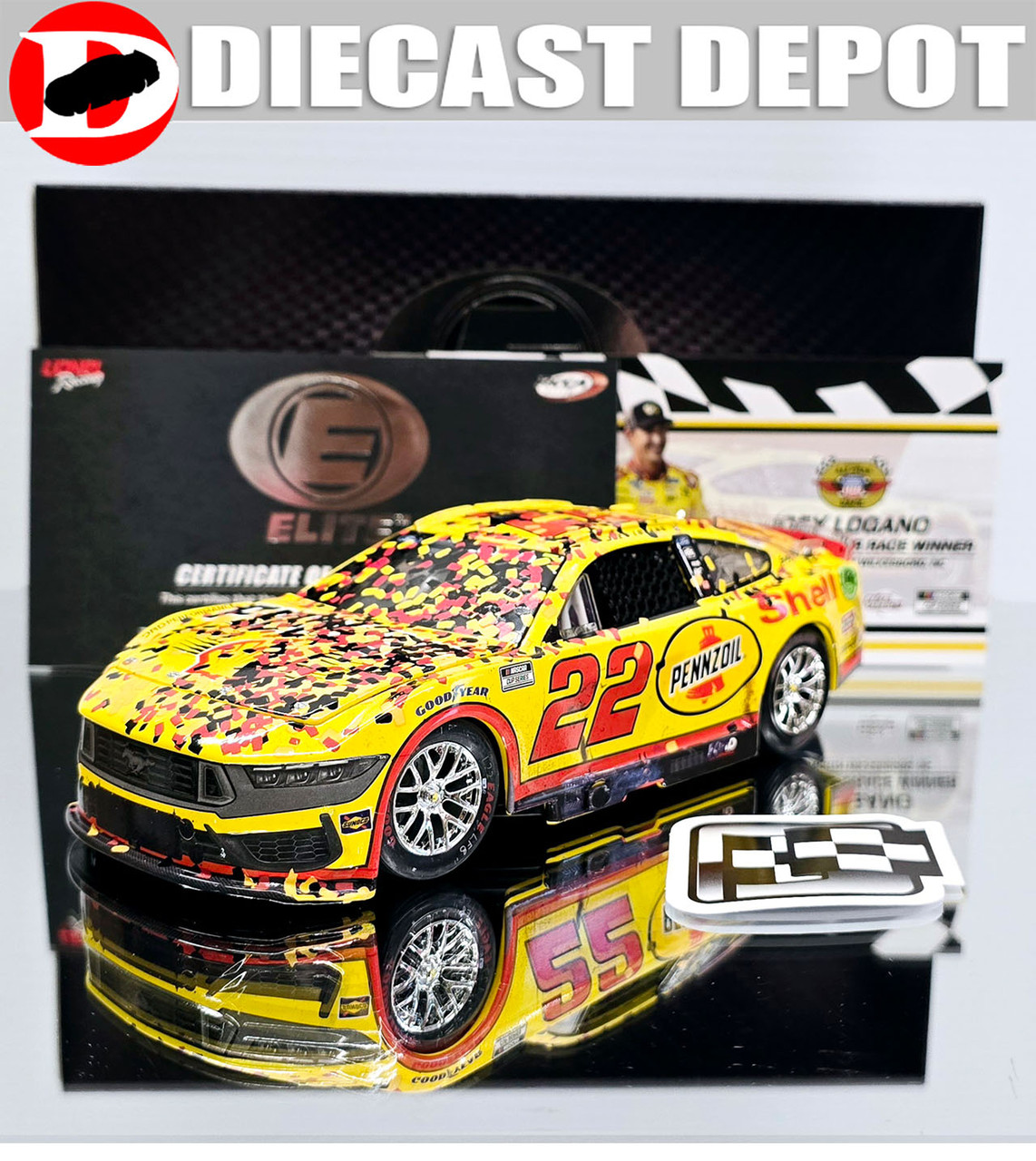 JOEY LOGANO 2024 ALLSTAR RACE NORTH WILKESBORO WIN SHELL RACED