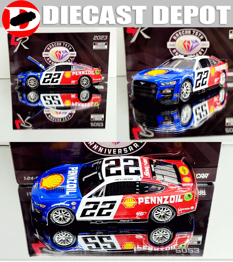 JOEY LOGANO 2023 DARLINGTON RETRO THROWBACK SHELL 1/24 ACTION JOEY LOGANO 2023 DARLINGTON RETRO THROWBACK SHELL 1/24 ACTION