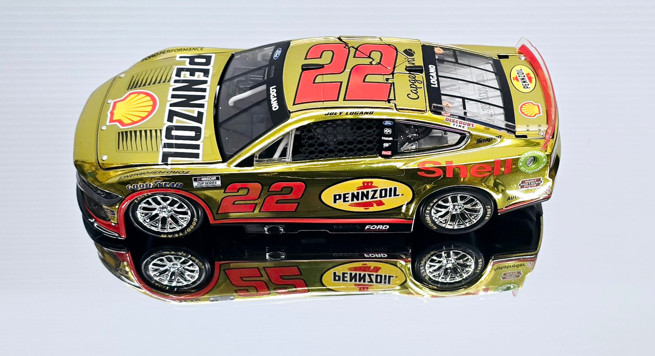JOEY LOGANO 2024 SHELL PENNZOIL COLOR CHROME 1/24 ARC DIECAST