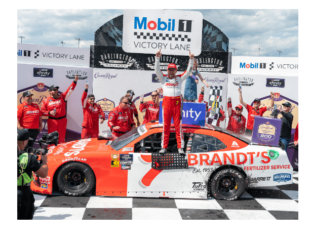 JUSTIN ALLGAIER 2024 DARLINGTON WIN RACED VERSION BRANDT