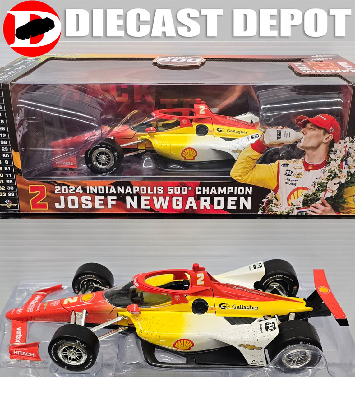 JOSEF NEWGARDEN 2024 TEAM PENSKE #2 SHELL OIL INDIANAPOLIS 500
