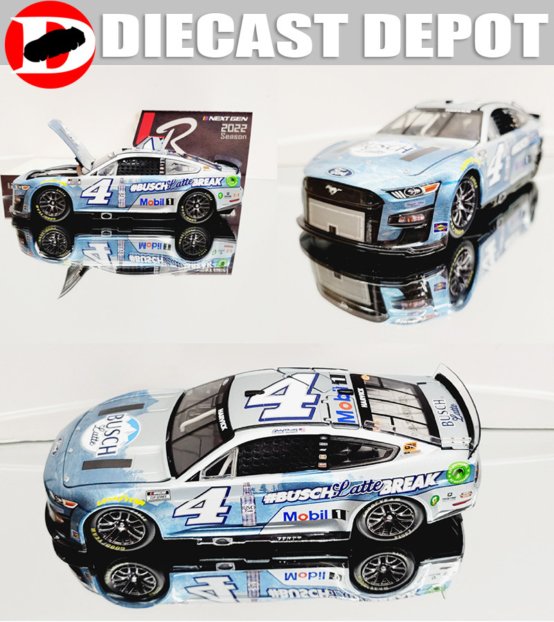 KEVIN HARVICK 2022 BUSCH LATTE #4 NEXT GEN MUSTANG 1/24 ACTION