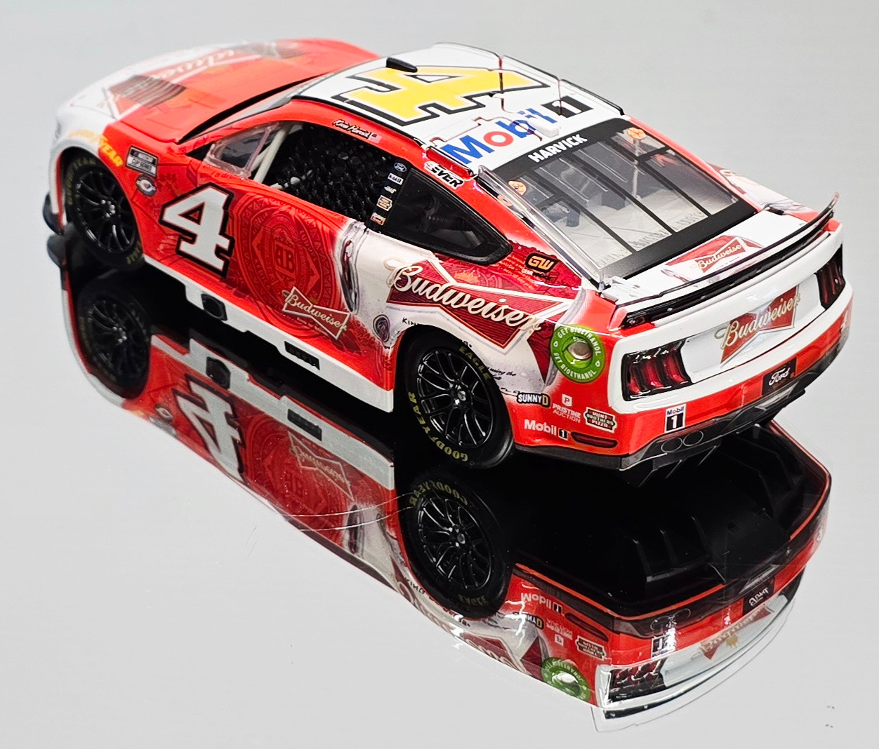 KEVIN HARVICK 2023 BUDWEISER #4 MUSTANG 1/24 ARC DIECAST