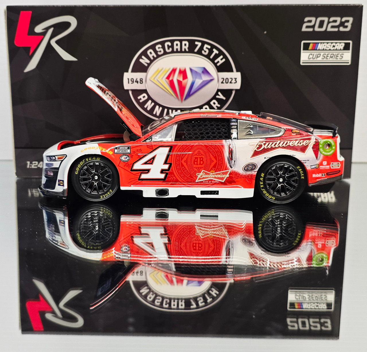 KEVIN HARVICK 2023 BUDWEISER #4 MUSTANG 1/24 ARC DIECAST