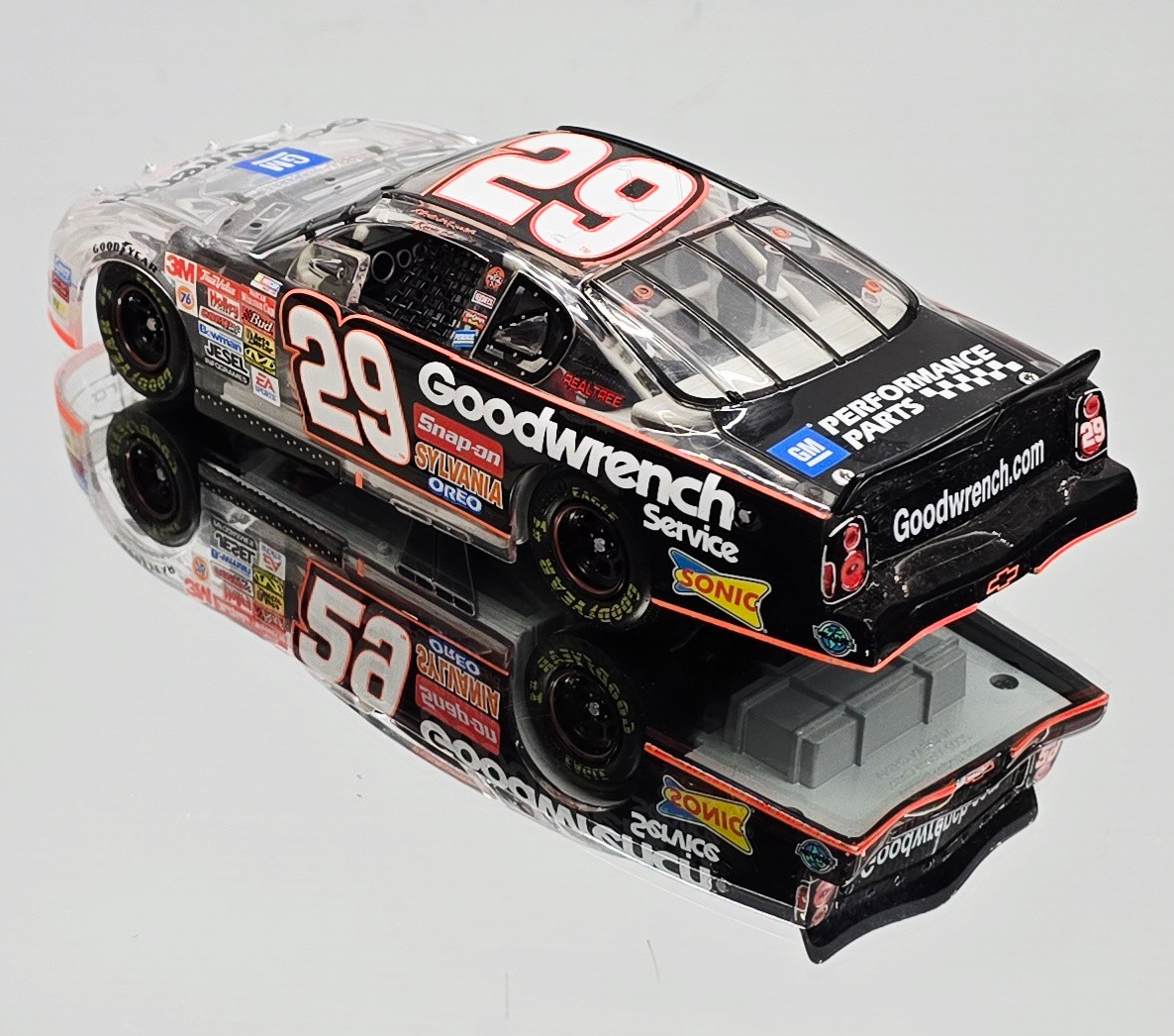 KEVIN HARVICK 2002 GOODWRENCH CLEAR CAR 1/24 ACTION DIECAST