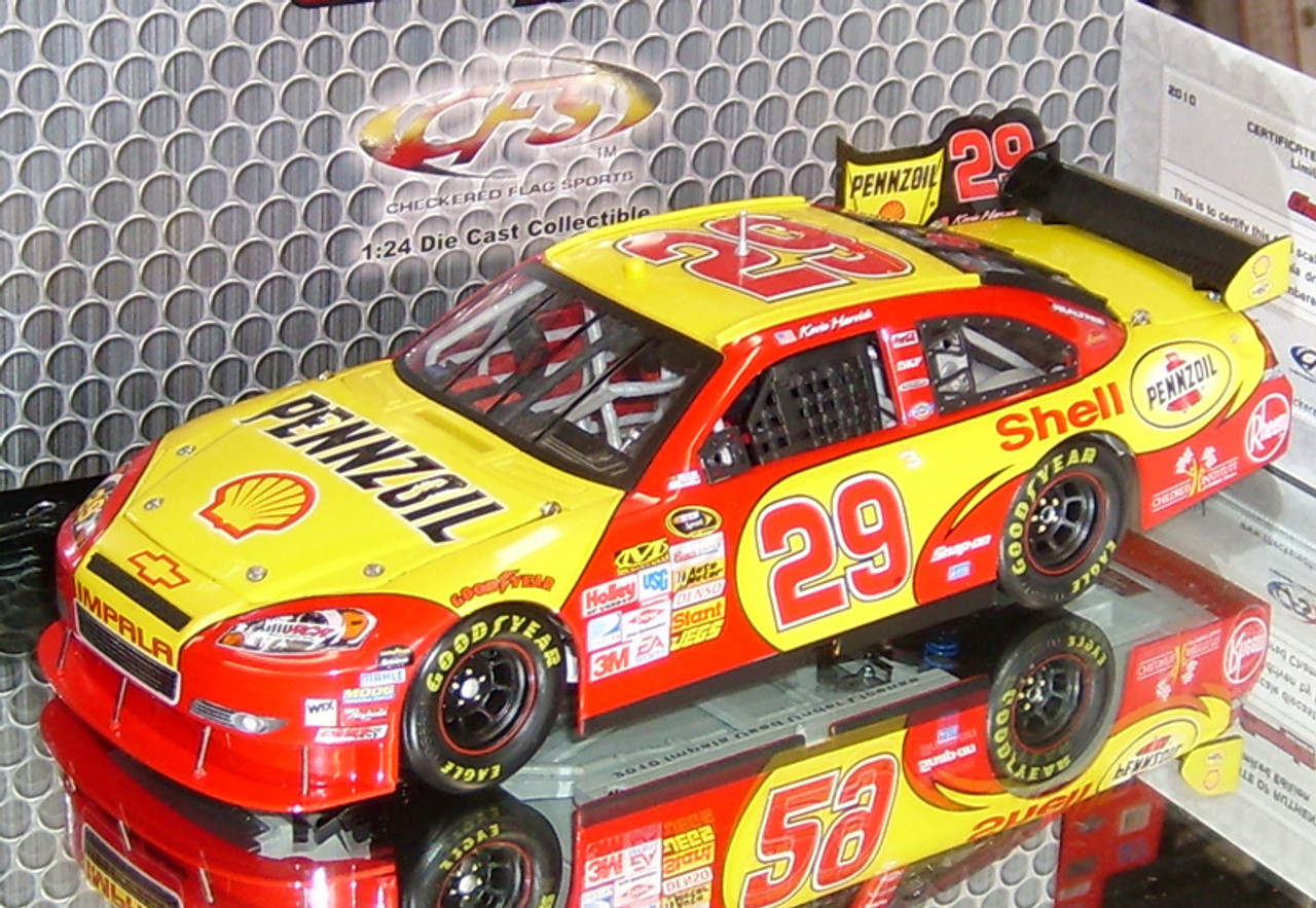 KEVIN HARVICK 2010 SHELL 1/24 CFS CHAMPION