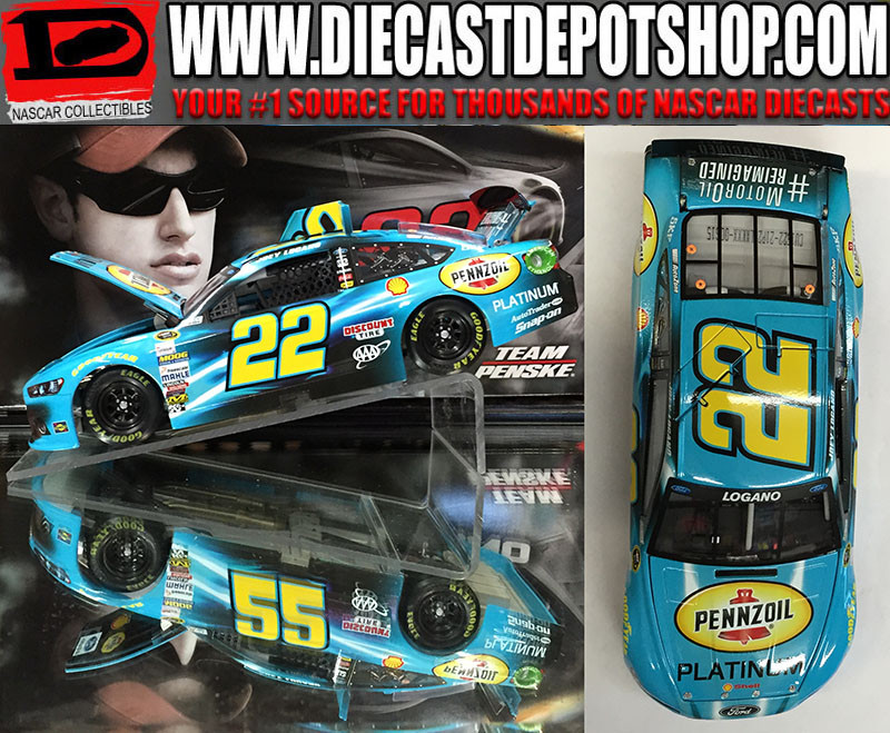 JOEY LOGANO 2015 PENNZOIL PLATINUM 1/24 ACTION