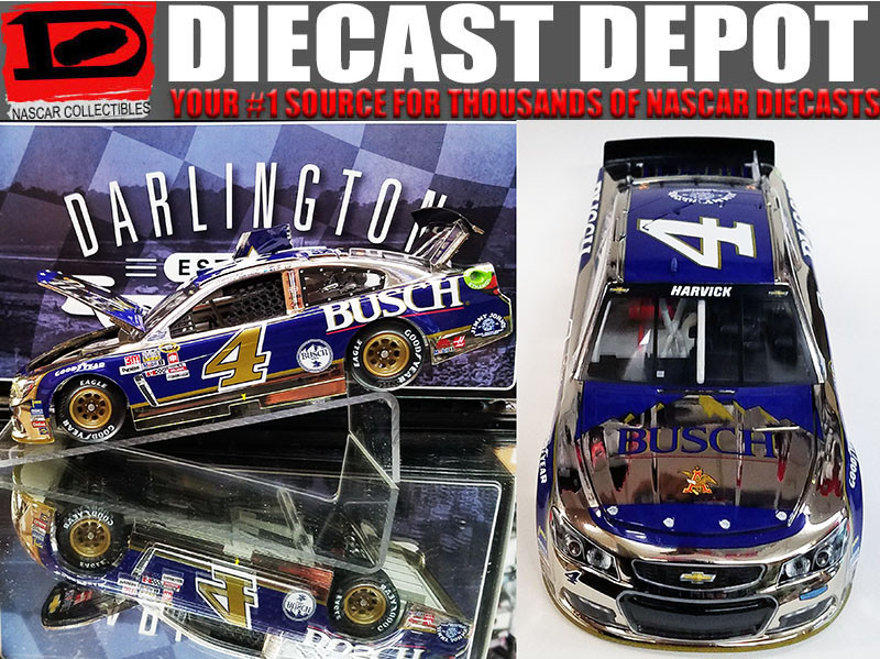 KEVIN HARVICK 2016 BUSCH BEER CALE YARBOROUGH THROWBACK DARLINGTON