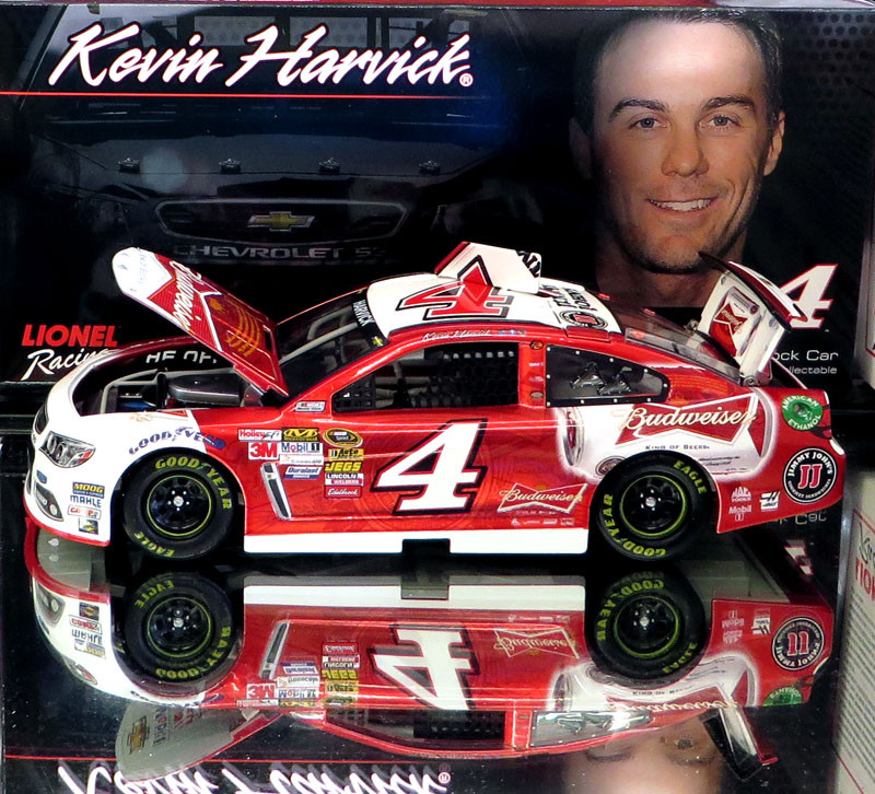 KEVIN HARVICK 2014 BUDWEISER LIQUID COLOR 1/24 ACTION (192 MADE)