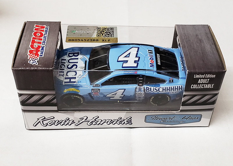 KEVIN HARVICK 2020 BUSCHHHHH LIGHT #4 MUSTANG 1/64 ACTION
