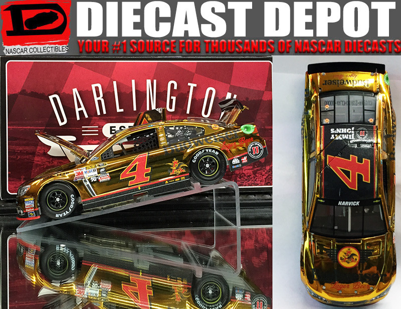 KEVIN HARVICK 2015 RETRO BUDWEISER DARLINGTON SPECIAL COLOR CHROME