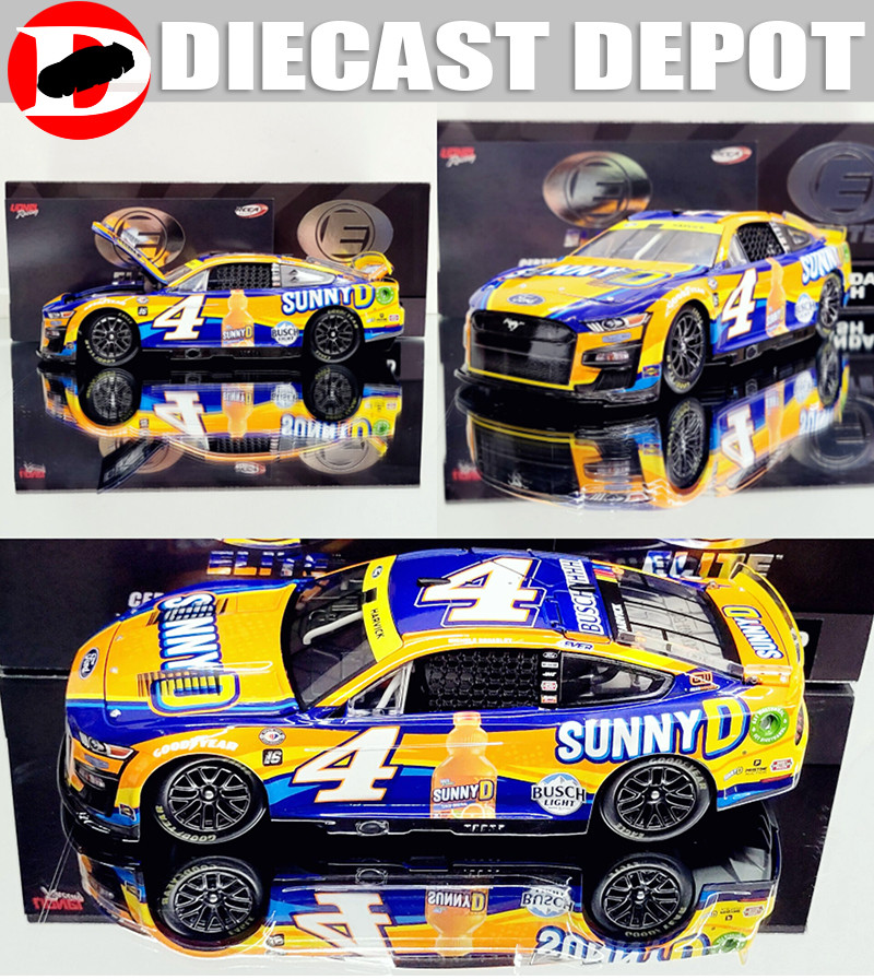 KEVIN HARVICK 2023 SUNNY D #4 MUSTANG 1/24 ELITE SERIES DIECAST