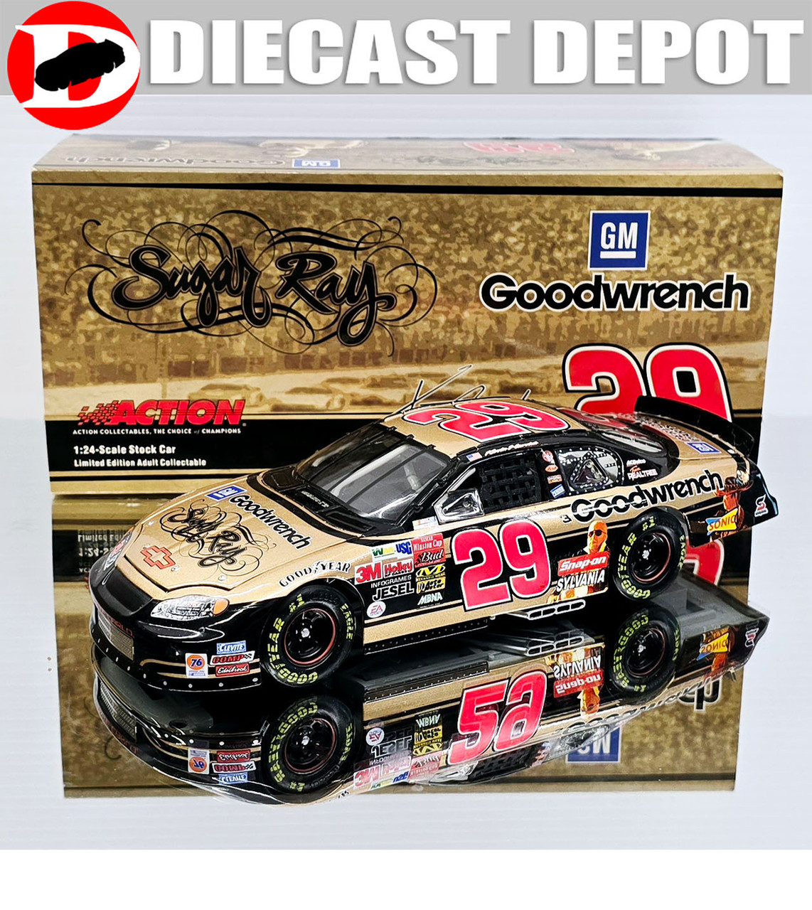 ミニカー NASCAR 2003 Chevy Race Truck 1/24 Action Nascar #30 Steve Park AOL GM Card 2003 Chevy Monte