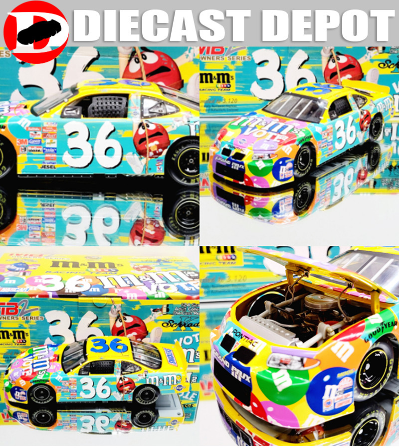 KENNY SCHRADER 2002 M&M'S VOTE 1/24 TEAM CALIBER OWNER'S SERIES