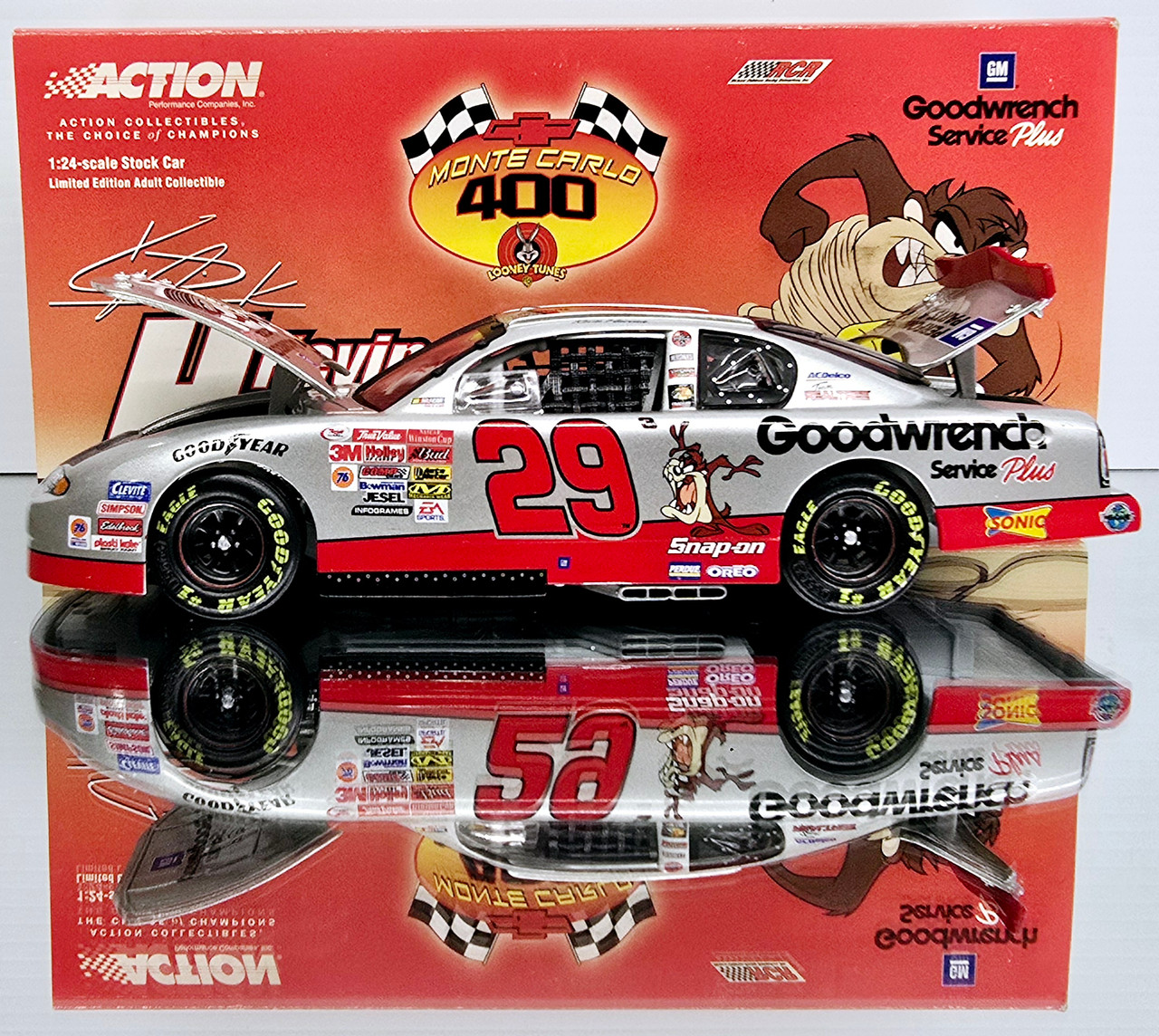 KEVIN HARVICK 2001 LOONEY TUNES TASMANIAN DEVIL #29 CHEVY 1/24