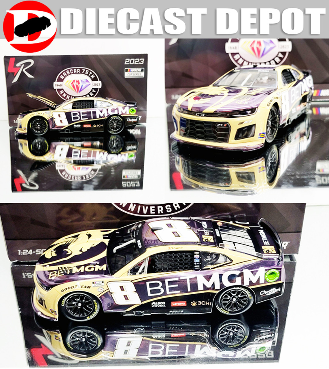 Kyle Busch #18 2019 NASCAR 1:24 Case＋車体