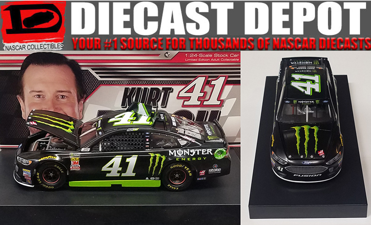 KURT BUSCH 2018 MONSTER ENERGY #41 FORD FUSION 1/24 ACTION