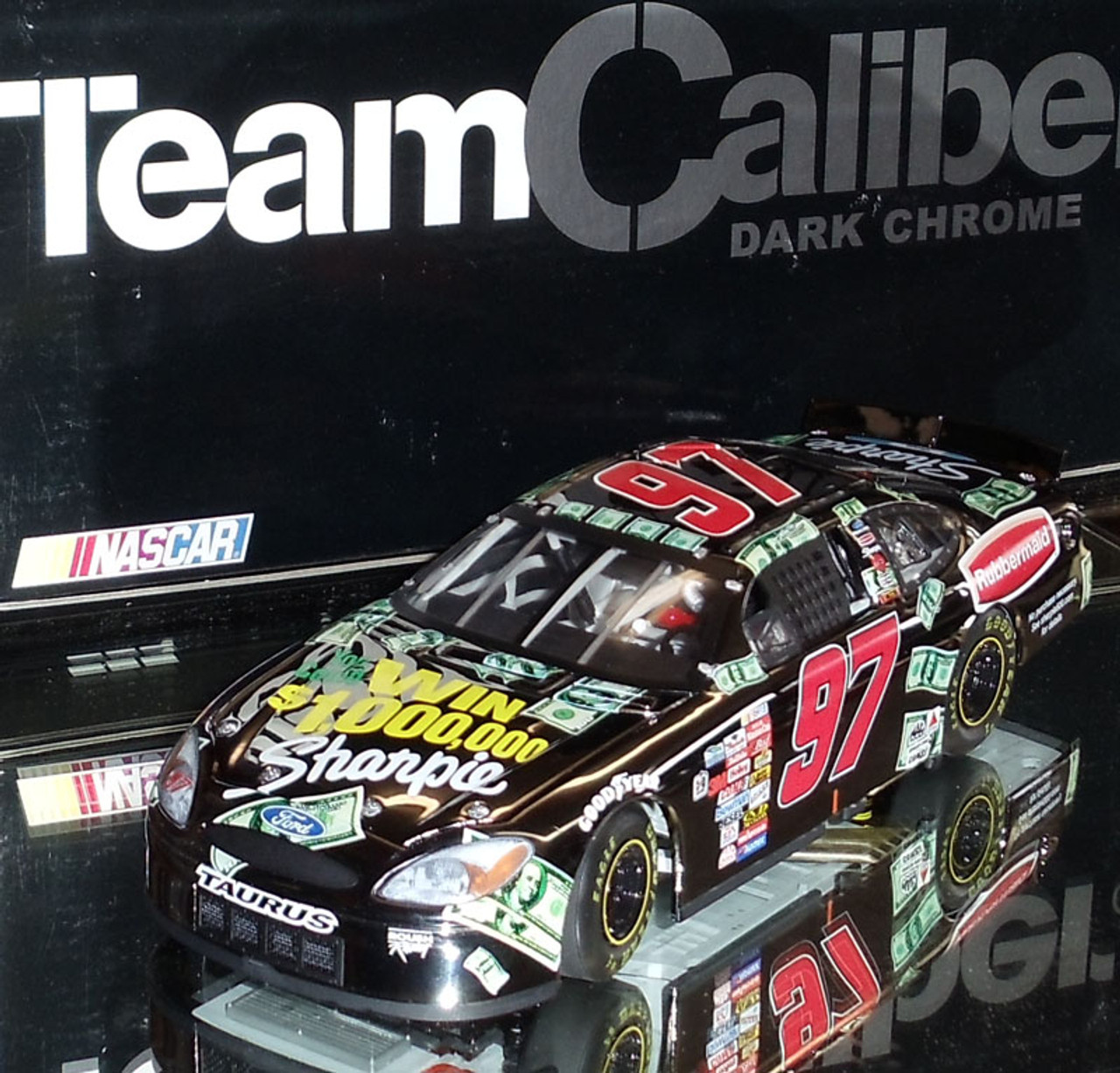 KURT BUSCH 2002 MILLION DOLLAR SHARPIE DARK CHROME 1/24 TEAM