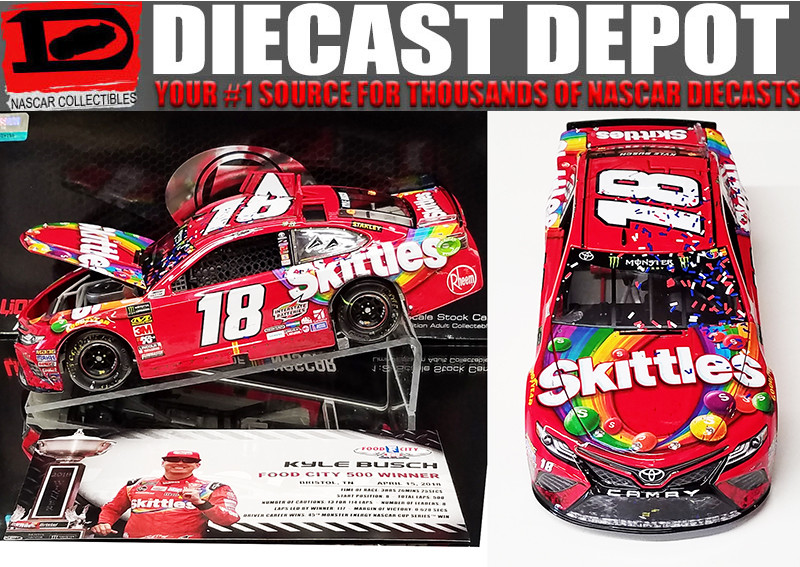 Voiture NASCAR Kyle Busch 2010 – Bristol – Édition Limitée Dédicacée