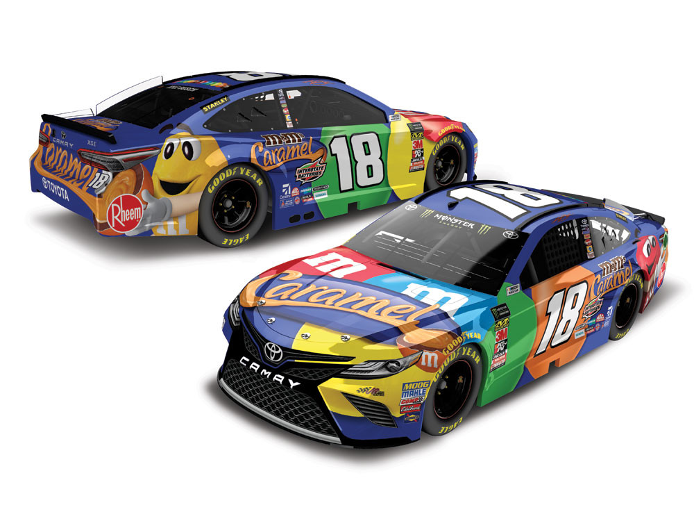 Kyle Busch #18 M&M's Fudge Brownie 2020: Diecast 1/24 Lionel ELITE, Toyota Camry