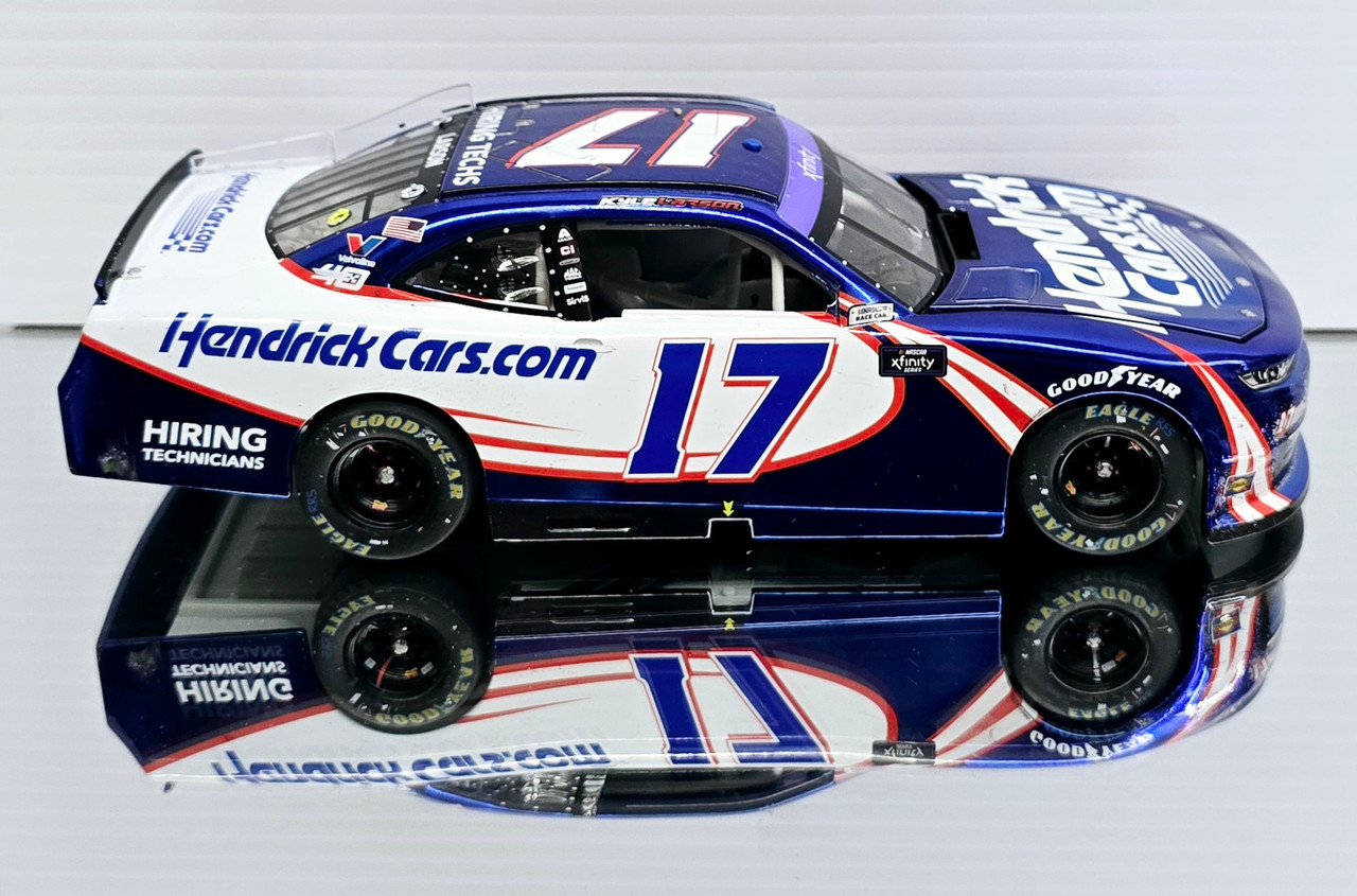 ナスカー 1/24 カイル ブッシュ スキットルズ COTA ウィン 2021 KYLE LARSON 2024 COTA WIN HENDRICKCARS.COM RACED VERSION #17