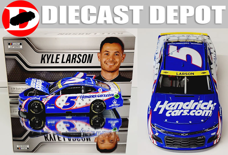 KYLE LARSON 2021 9/11 TRIBUTE #5 CAMARO 1/24 ACTION  COLLECTOR SERIES DIECAST